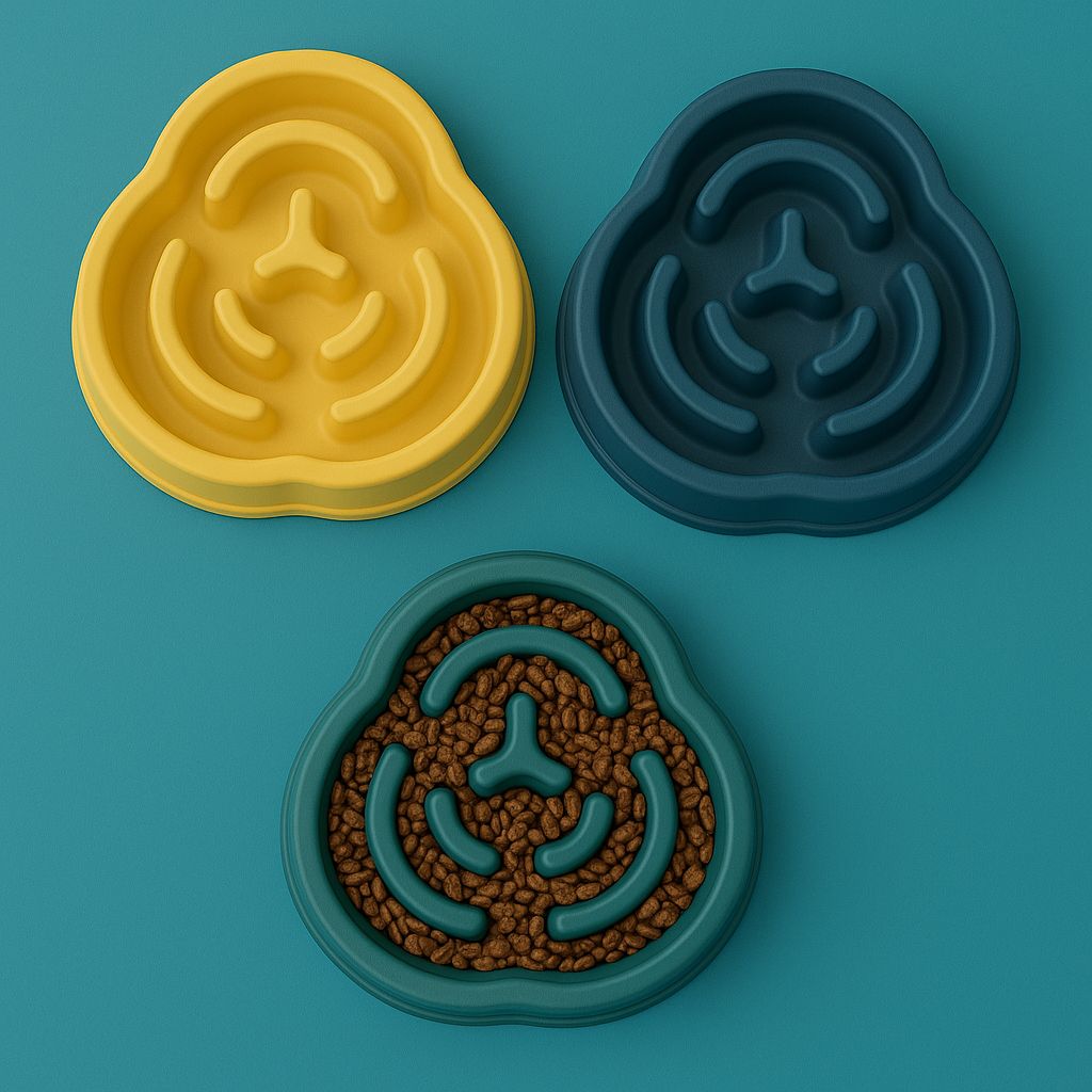 Pet slow food bowl